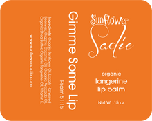 Load image into Gallery viewer, Gimme Some Lip Organic Tangerine Lip Balm